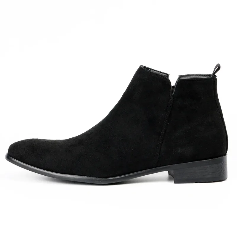 Men Shoes Fashion Genuine Leather Ankle Boots New Pointed Toe Dress Shoes for Men Wedding Shoe Side Zipper Chelsea Boots Zapatos
Men Shoes Fashion Genuine Leather Ankle Boots New Pointed Toe Dress Shoes for Men Wedding Shoe Side Zipper Chelsea Boots Zapatos