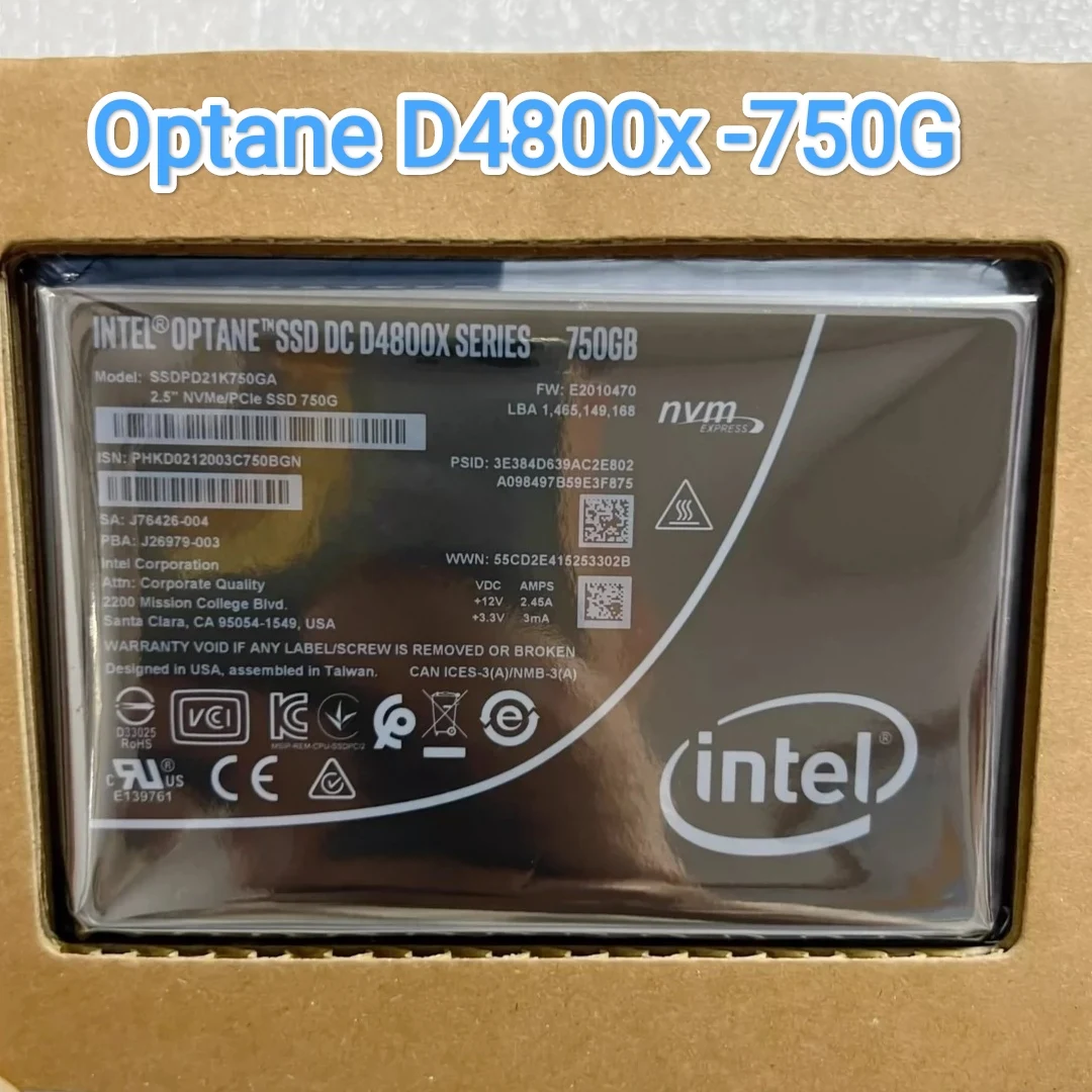 SSDPD21K750GA01 для Optane DC SSD D4800X 750 Гб дюйма PCIex4 3D XPoint U.2 NVMe жесткий диск 01CM518 02XP478 02YC460 02YC462
SSDPD21K750GA01 для Optane DC SSD D4800X 750 Гб дюйма PCIex4 3D XPoint U.2 NVMe жесткий диск 01CM518 02XP478 02YC460 02YC462