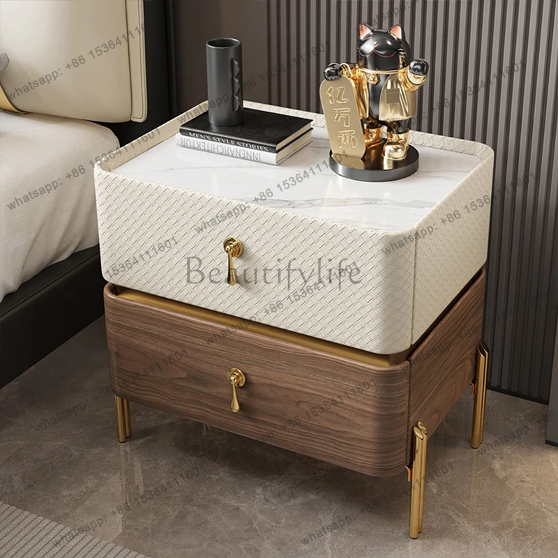 Italian Premium Bedside Tables Aesthetic Luxury Modern Creative Nightstands Display Trendy Mesitas De Noche Bedroom Furniture
Italian Premium Bedside Tables Aesthetic Luxury Modern Creative Nightstands Display Trendy Mesitas De Noche Bedroom Furniture