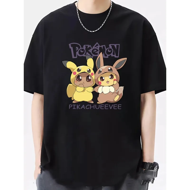 Покемон с милым узором и 3D принтом Y2k, дышащая, быстросохнущая, с круглым вырезом и короткими рукавами, повседневная, свободная, удобная футболка
Покемон с милым узором и 3D принтом Y2k, дышащая, быстросохнущая, с круглым вырезом и короткими рукавами, повседневная, свободная, удобная футболка