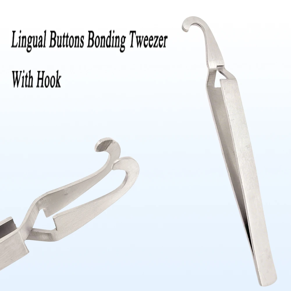 Precision Stainless Steel Orthodontic Tweezers Lingual Button Placement and Adjustment Dental Surgical Instruments
Precision Stainless Steel Orthodontic Tweezers Lingual Button Placement and Adjustment Dental Surgical Instruments