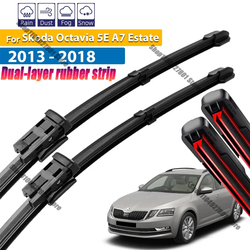 2pcs Wiper Front Wiper Blades Set For Skoda Octavia 5E A7 Estate 2013 - 2018 Windscreen Windshield Window 24"19" 2013 2014 2015
2pcs Wiper Front Wiper Blades Set For Skoda Octavia 5E A7 Estate 2013 - 2018 Windscreen Windshield Window 24"19" 2013 2014 2015