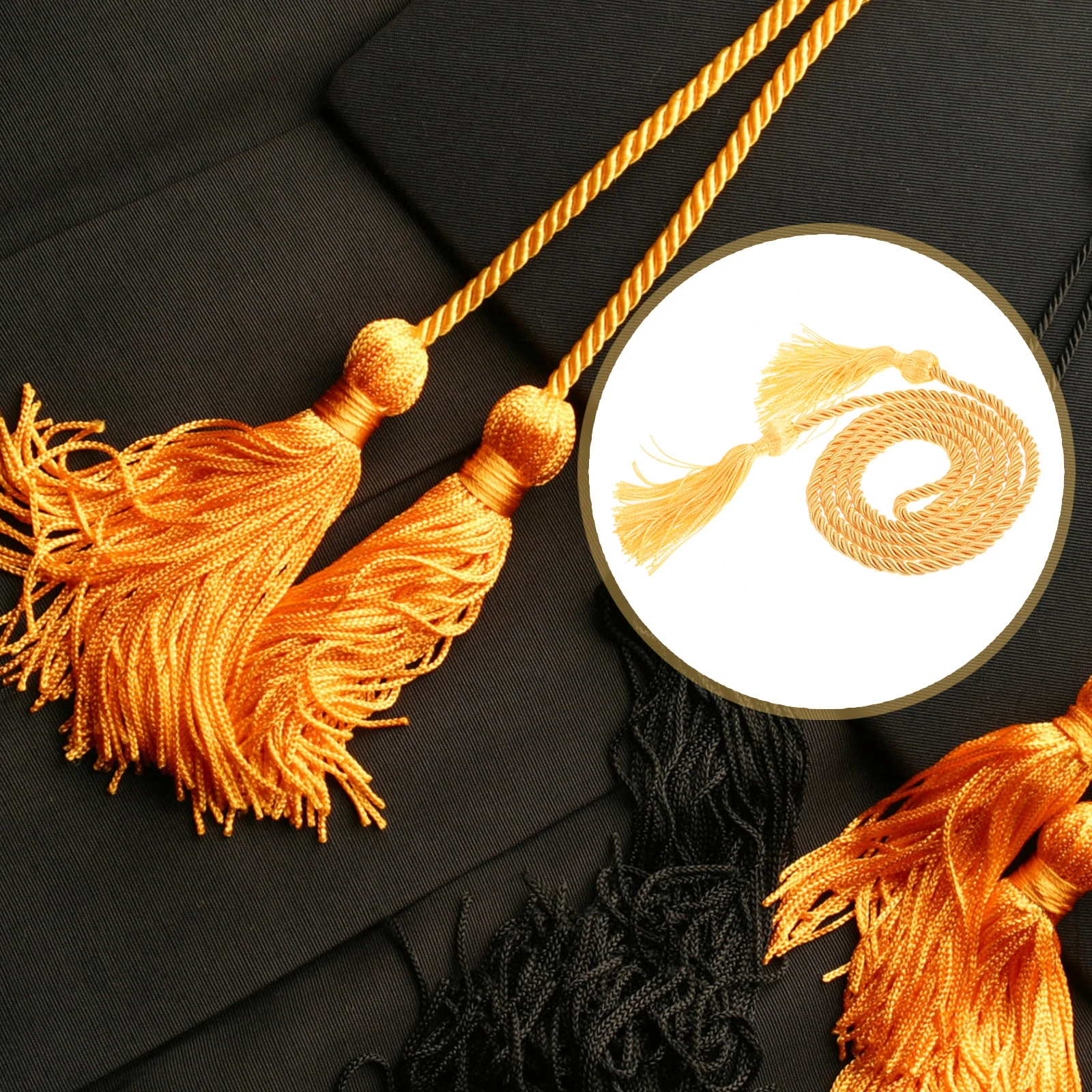 2Pcs Graduation Tassel Rope Woven Flag Decoration Cord Banquet Hall Party Decorative Cords Elegant Honor Cords for Events
2Pcs Graduation Tassel Rope Woven Flag Decoration Cord Banquet Hall Party Decorative Cords Elegant Honor Cords for Events