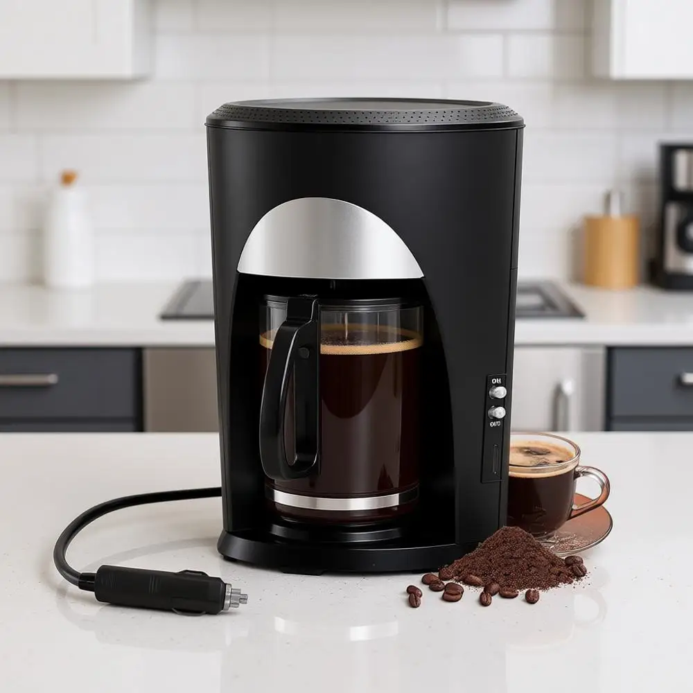 Portable Coffee Maker, Compact Drip Coffee Machine, Single Serve with 10 oz Travel Mug, Suitable for Travel, RV, Office, Home an
Portable Coffee Maker, Compact Drip Coffee Machine, Single Serve with 10 oz Travel Mug, Suitable for Travel, RV, Office, Home an