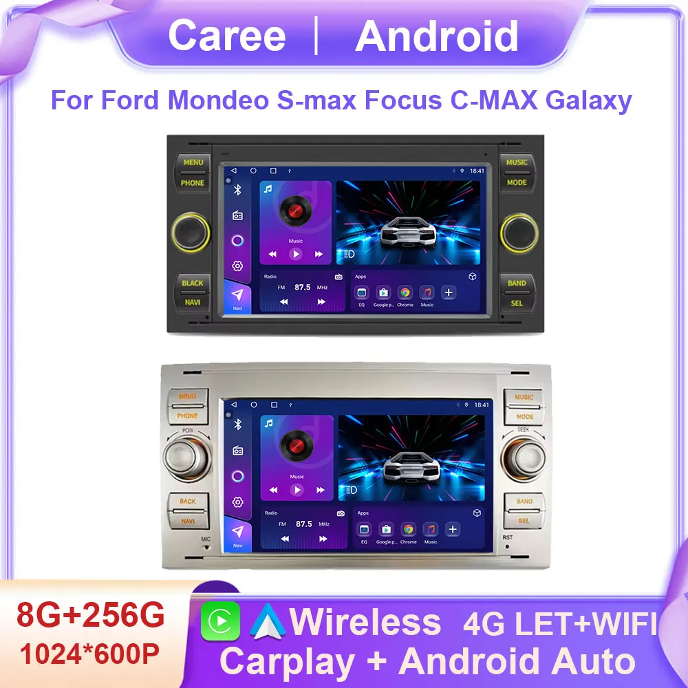 Android15 Car Radio Wifi For Ford Mondeo S-max Focus C-MAX Galaxy Fiesta Transit Fusion Connect Kuga GPS BT WIFI 4G Multimedi
Android15 Car Radio Wifi For Ford Mondeo S-max Focus C-MAX Galaxy Fiesta Transit Fusion Connect Kuga GPS BT WIFI 4G Multimedi