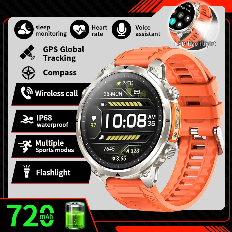 LIGE Men Smart GPS Outdoor Sport Watch IP68 Waterproof 1.7-inch Large Screen Fitness Tracker Monitor Bluetooth Call Smartwatch
LIGE Men Smart GPS Outdoor Sport Watch IP68 Waterproof 1.7-inch Large Screen Fitness Tracker Monitor Bluetooth Call Smartwatch
