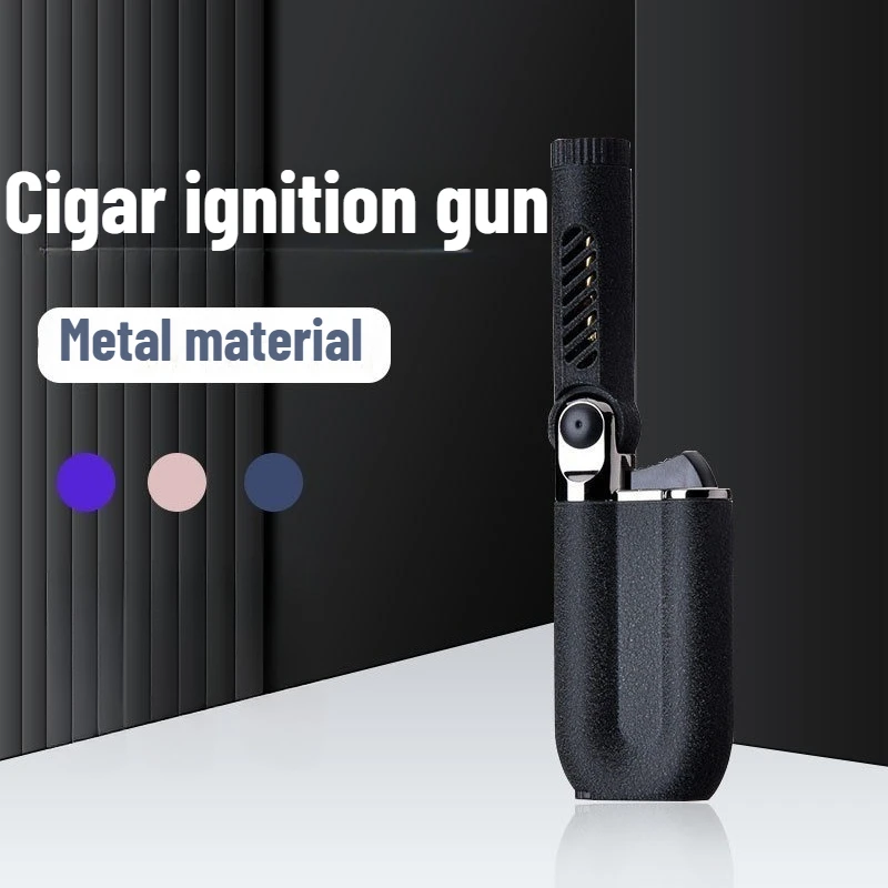 Personalized Creative Blue Fire Metal Lighter Direct Rush Extended Ignition Musket Windproof Cigar Outdoor Barbecue Ignition Gun
Personalized Creative Blue Fire Metal Lighter Direct Rush Extended Ignition Musket Windproof Cigar Outdoor Barbecue Ignition Gun