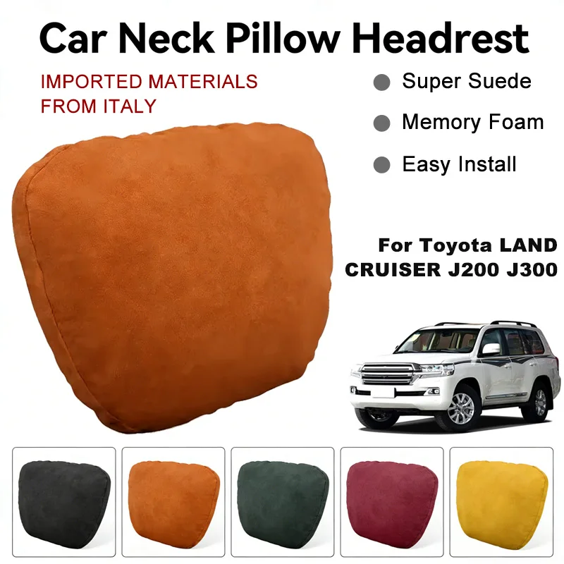 Italy Suede Car Neck Rest Pillow For Toyota LAND CRUISER J200 J300 Seat Head Neck Support Cushion Auto Interior Accessories
Italy Suede Car Neck Rest Pillow For Toyota LAND CRUISER J200 J300 Seat Head Neck Support Cushion Auto Interior Accessories