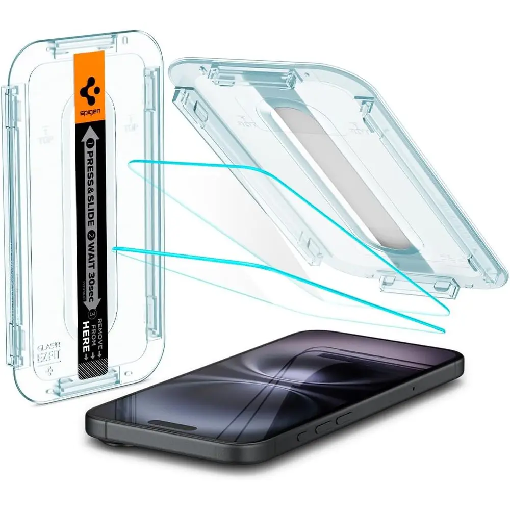 Screen Protector for iPhone 16/15 - Tempered Glass, 2 Pack
Screen Protector for iPhone 16/15 - Tempered Glass, 2 Pack