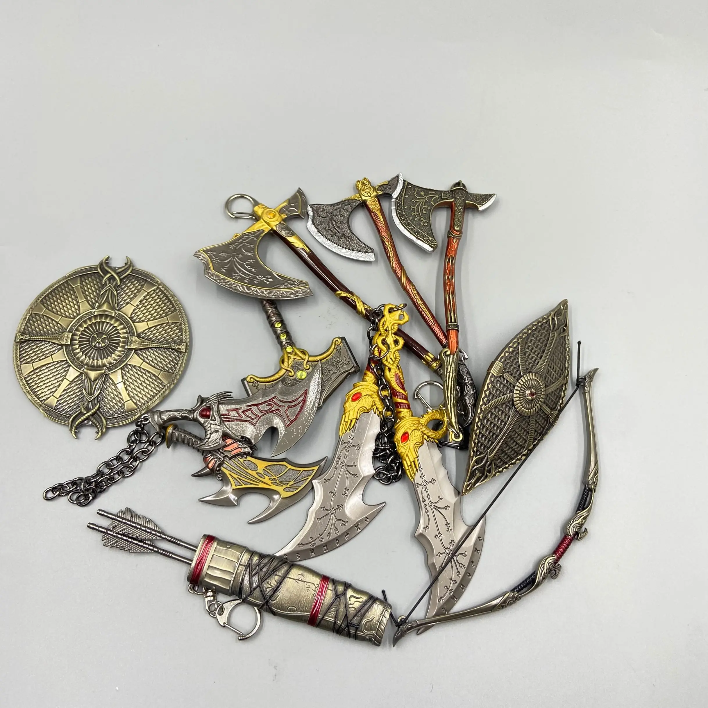 God of War Kratos Weapon Series Blades of Athena High Quality All Metal Material Katana Sword Toy Game Toys Kid Holiday Gifts
God of War Kratos Weapon Series Blades of Athena High Quality All Metal Material Katana Sword Toy Game Toys Kid Holiday Gifts