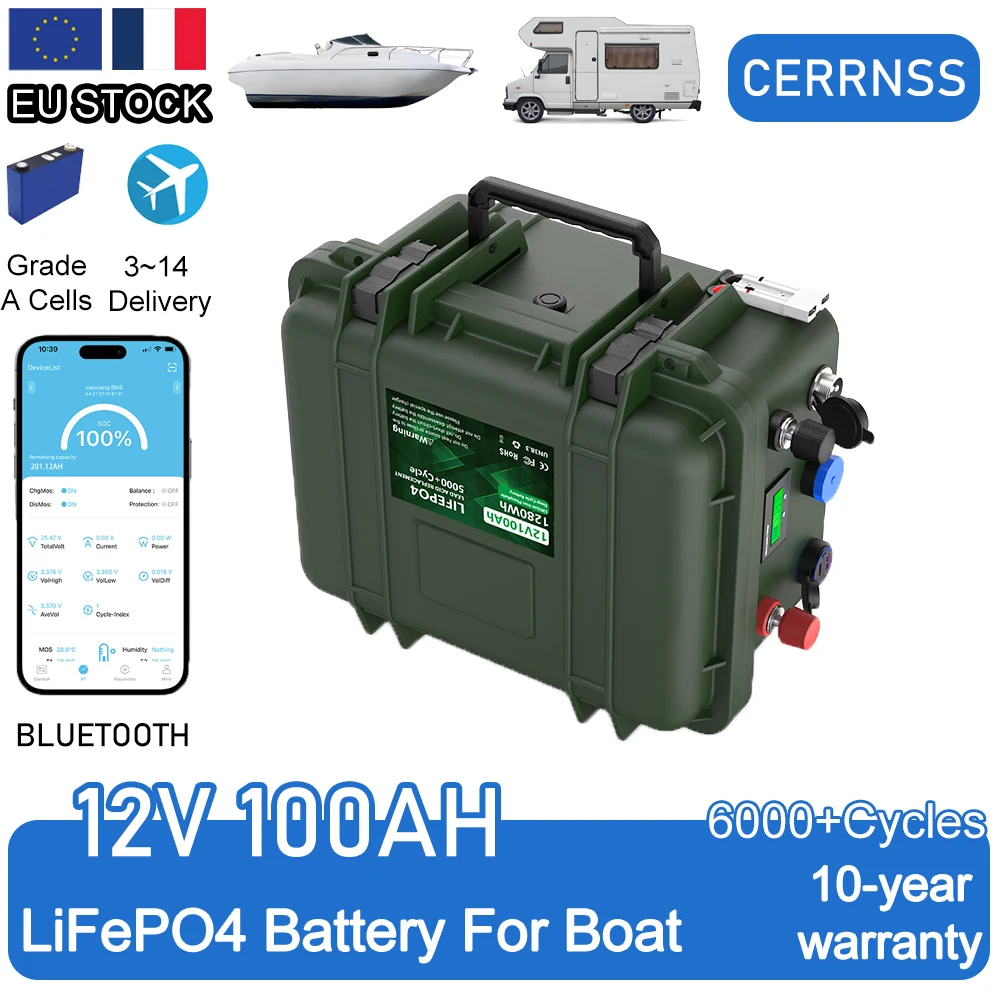 Delivery takes approximately two months. Please do not purchase if this is a concern 12V 100Ah LiFePO4 Battery
Delivery takes approximately two months. Please do not purchase if this is a concern 12V 100Ah LiFePO4 Battery