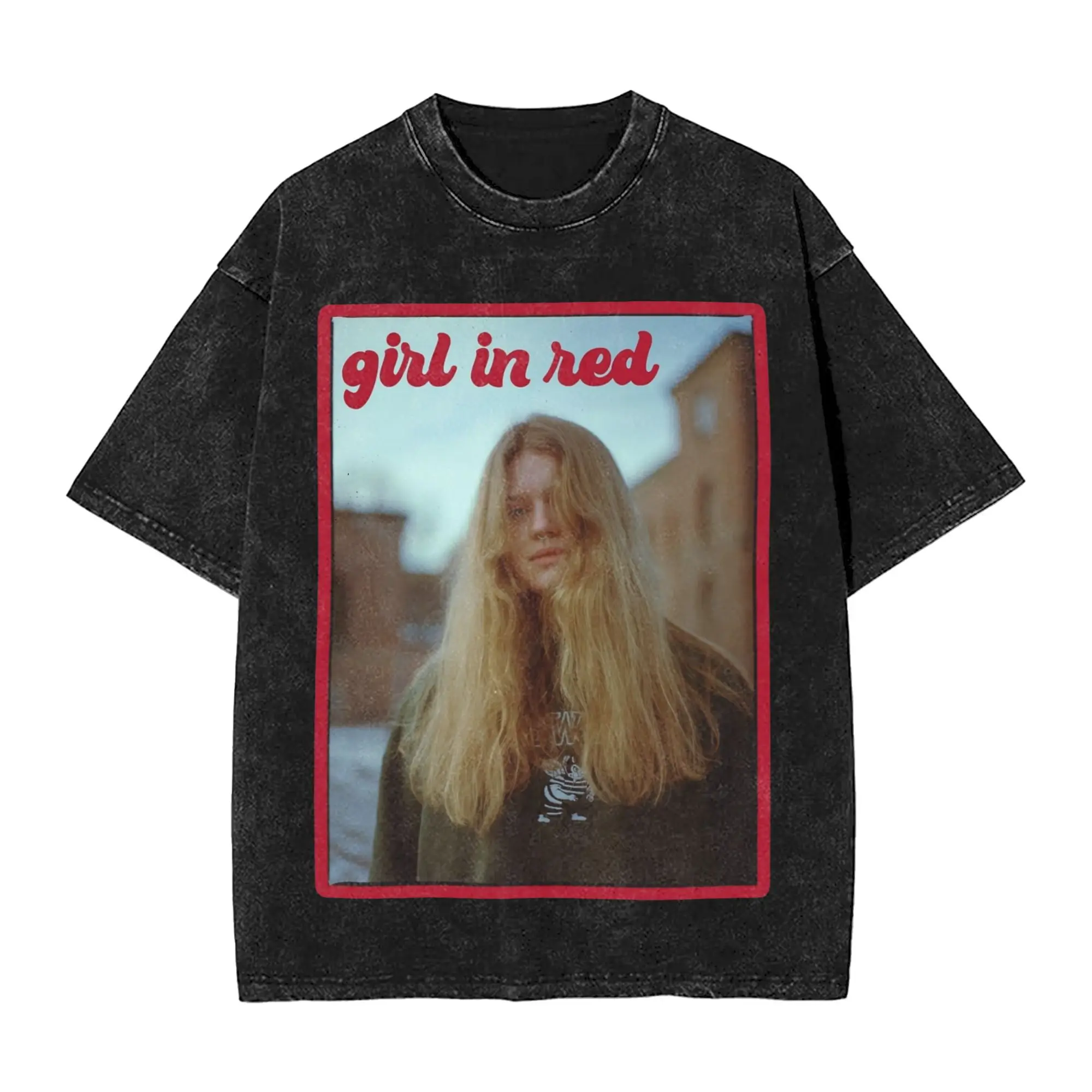 Girl in Red T Shirts Hip Hop Washed Cotton Oversize T-Shirt Fashion Men Women Tops Streetwear Summer Tees
Girl in Red T Shirts Hip Hop Washed Cotton Oversize T-Shirt Fashion Men Women Tops Streetwear Summer Tees