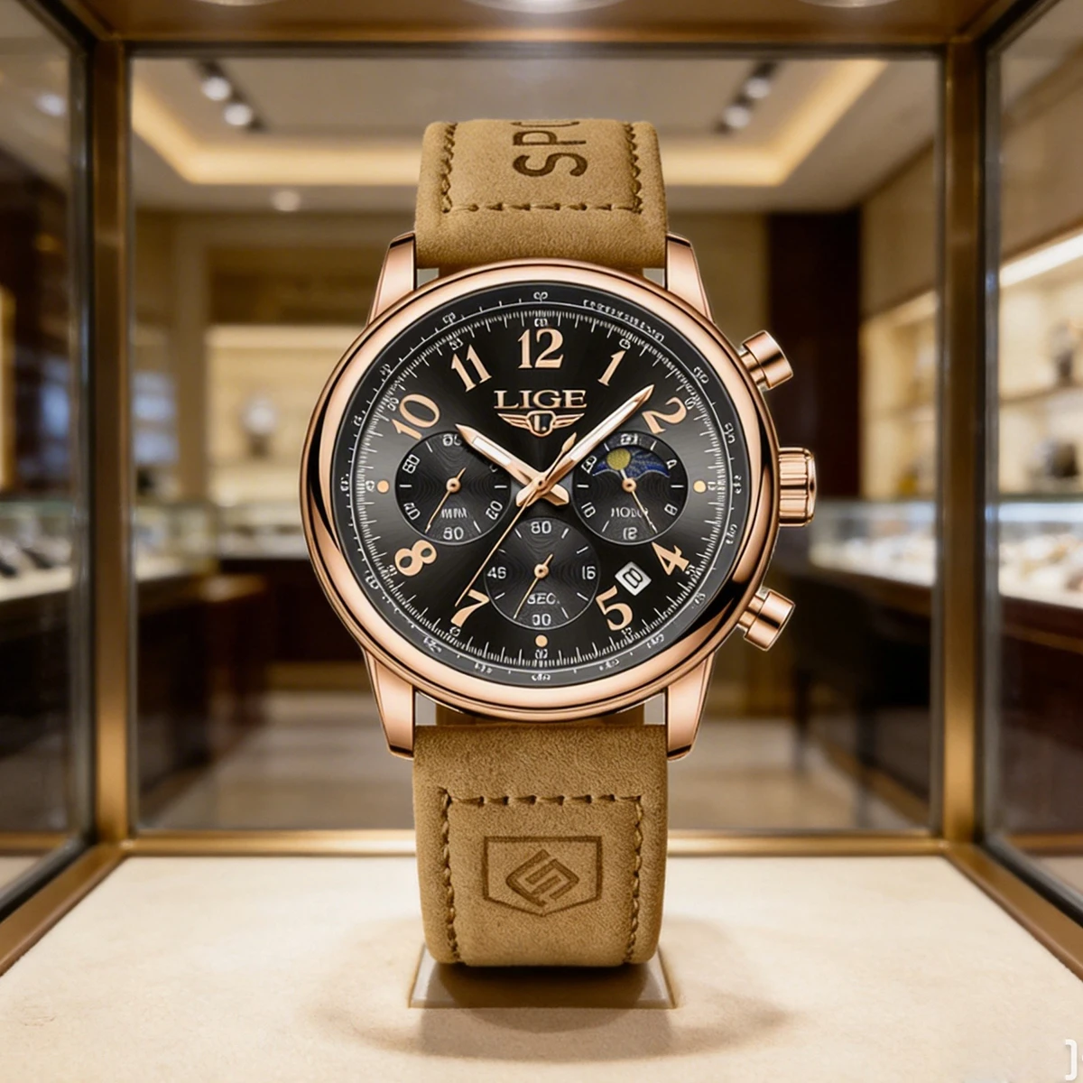 LIGE New Luxury Military Sports Watch for Man Waterproof Luminous Chronograph Date Men's Watches Quartz Nylon Leather Men Clock
LIGE New Luxury Military Sports Watch for Man Waterproof Luminous Chronograph Date Men's Watches Quartz Nylon Leather Men Clock