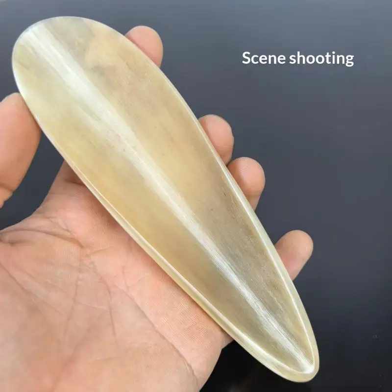 SINGLE PIECE Natural Buffalo Horn No Stress Guasha Massage Tool Acupuncture SPA Therapy Gua Sha Massager Scraping Board Beauty
SINGLE PIECE Natural Buffalo Horn No Stress Guasha Massage Tool Acupuncture SPA Therapy Gua Sha Massager Scraping Board Beauty
