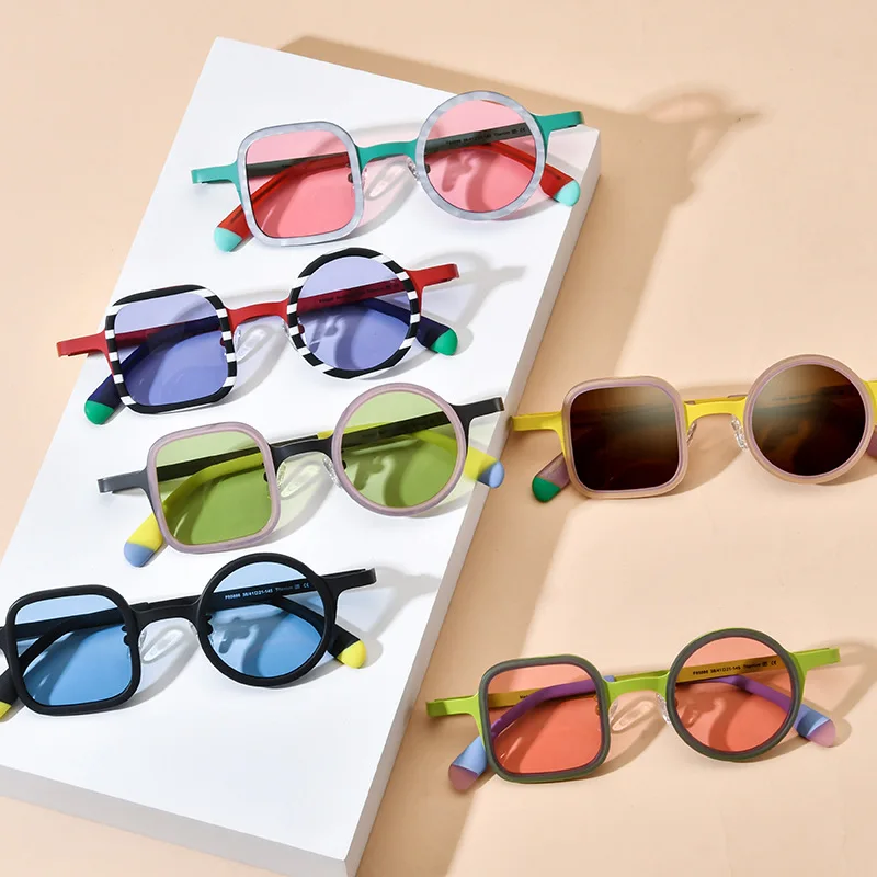 Pure Titanium Sunglasses Color Blocked Acetate Square Round Men Women Outdoor Fashion Car Driving Polarized SUN GLASSES UV400
Pure Titanium Sunglasses Color Blocked Acetate Square Round Men Women Outdoor Fashion Car Driving Polarized SUN GLASSES UV400