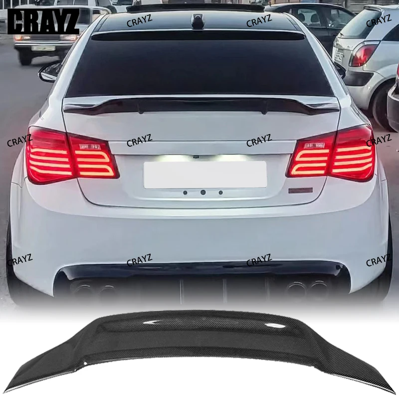Car Styling High Quality FRP Carbon Fiber Unpainted Color Rear Spoiler Trunk Lip Wing For Chevrolet Cruze 2009-2014 Spoiler
Car Styling High Quality FRP Carbon Fiber Unpainted Color Rear Spoiler Trunk Lip Wing For Chevrolet Cruze 2009-2014 Spoiler