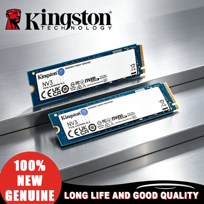 Kingston 500GB 1TB 2TB NVMe PCIe Gen 4.0x4 M.2 2280 Internal SSD nvme m2 Solid State Drive NV3 SSD for Desktop Laptop
Kingston 500GB 1TB 2TB NVMe PCIe Gen 4.0x4 M.2 2280 Internal SSD nvme m2 Solid State Drive NV3 SSD for Desktop Laptop
