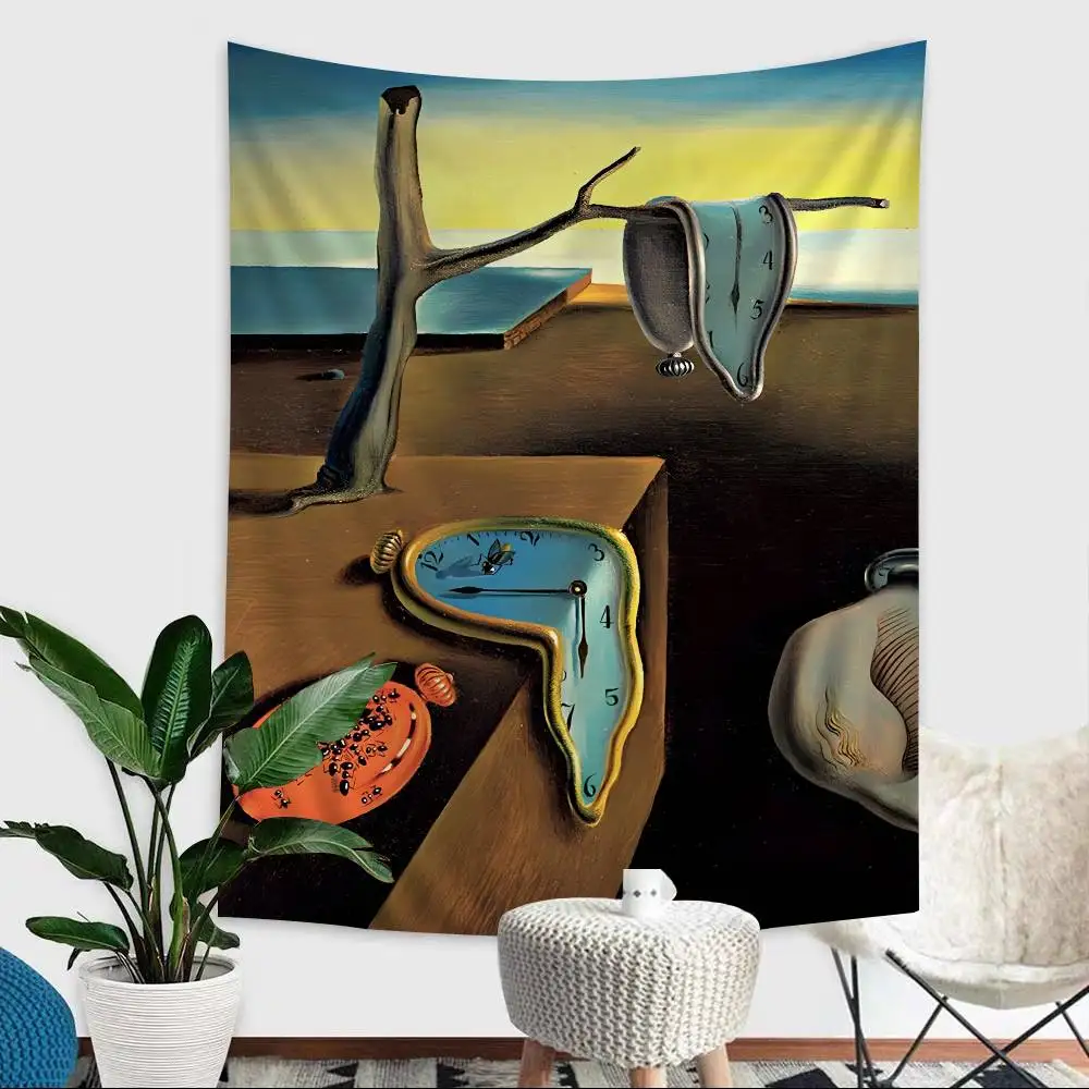 S-Salvador Dali Абстрактная художественная диаграмма Гобелен Богемные настенные гобелены Мандала Настенный художественный декор
S-Salvador Dali Абстрактная художественная диаграмма Гобелен Богемные настенные гобелены Мандала Настенный художественный декор