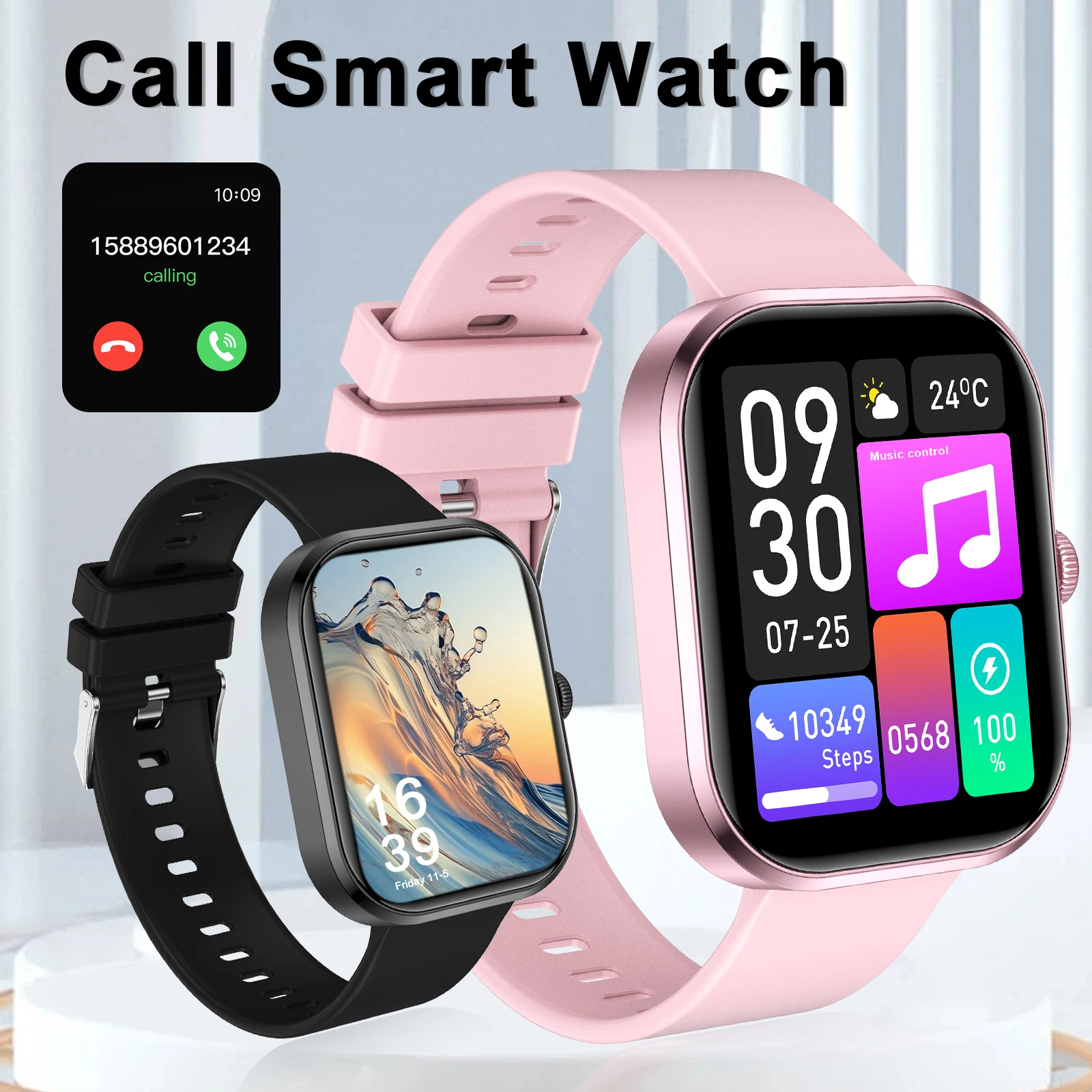 HOT New full touch screen smart watch,can answer and make calls, multifunctional smart sports watch, and has message reminders
HOT New full touch screen smart watch,can answer and make calls, multifunctional smart sports watch, and has message reminders