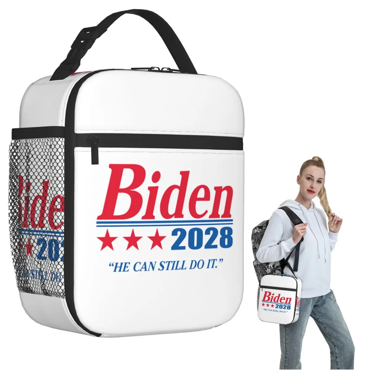 Biden 2028 Insulated Lunch Bag for Women Children Leakproof Food Boxes Thermal Lunch Box Tote
Biden 2028 Insulated Lunch Bag for Women Children Leakproof Food Boxes Thermal Lunch Box Tote