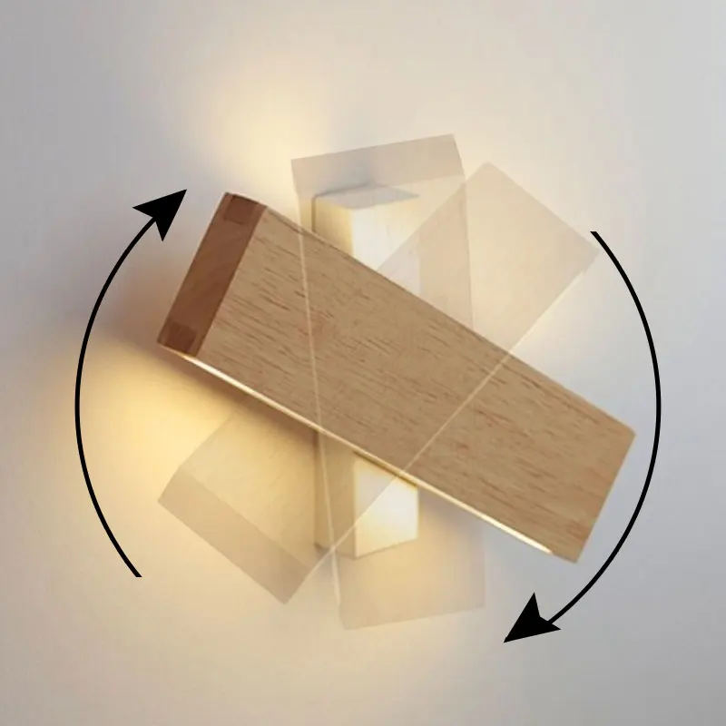 Modern Solid Wood Wall Light Rotatable Light for Bedroom Bedside Living Room Background Wall Lamps Home Decor Lighting Fixture
Modern Solid Wood Wall Light Rotatable Light for Bedroom Bedside Living Room Background Wall Lamps Home Decor Lighting Fixture