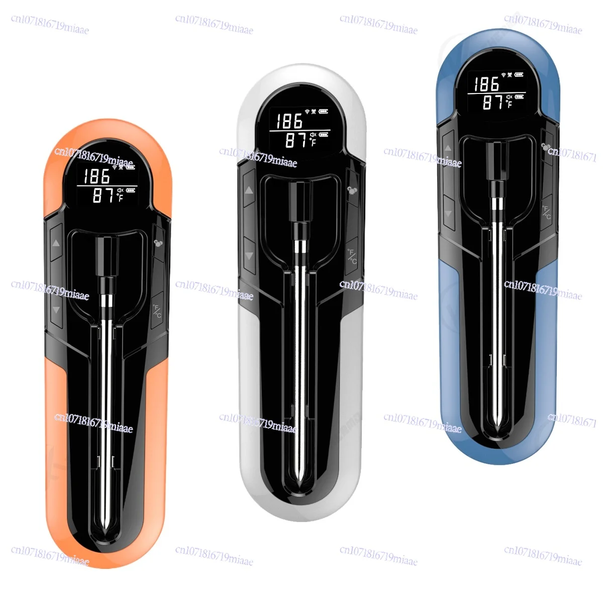 Электронный термометр для мяса и стейков для барбекю с Bluetooth-приложением и зарядной станцией
Электронный термометр для мяса и стейков для барбекю с Bluetooth-приложением и зарядной станцией