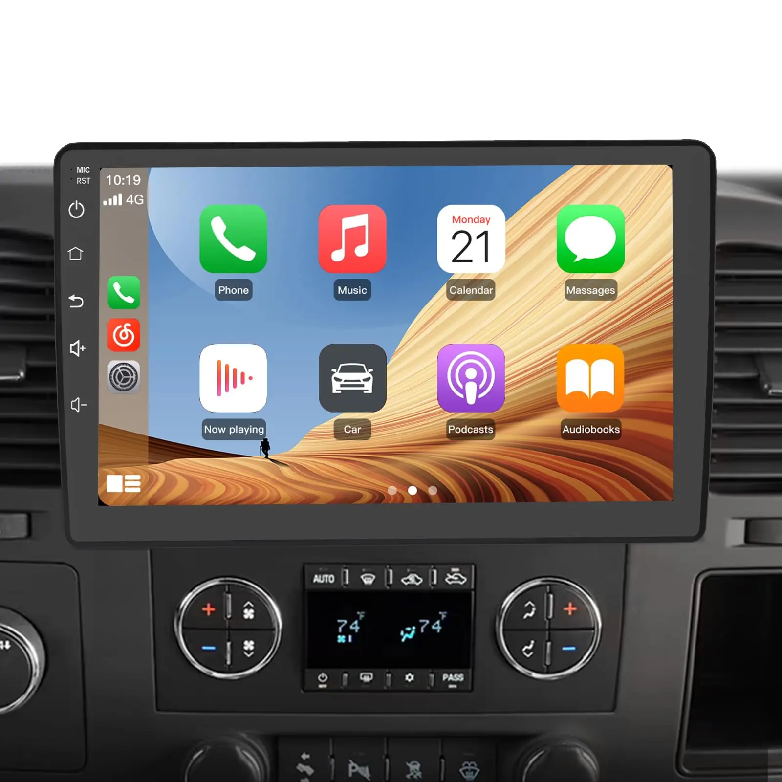 Car Radio Stereo for Chevy Silverado 2007-2013 Tahoe Equinox GMC Sierra Yukon 10 inch Touch Screen CarPlay Android Auto
Car Radio Stereo for Chevy Silverado 2007-2013 Tahoe Equinox GMC Sierra Yukon 10 inch Touch Screen CarPlay Android Auto