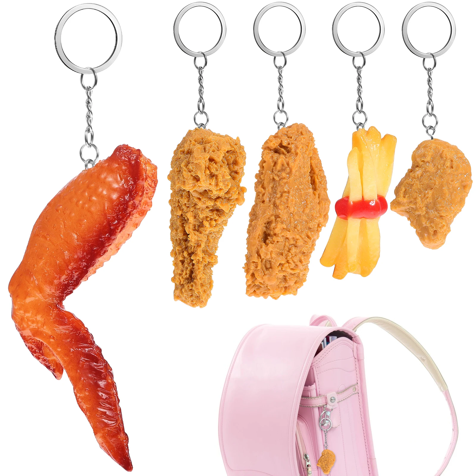 Food Keychains Imitation Food Keychains Realistic Artificial Chicken Wing Fried Leg Imitation PVC Perfect Gifts Accessories
Food Keychains Imitation Food Keychains Realistic Artificial Chicken Wing Fried Leg Imitation PVC Perfect Gifts Accessories