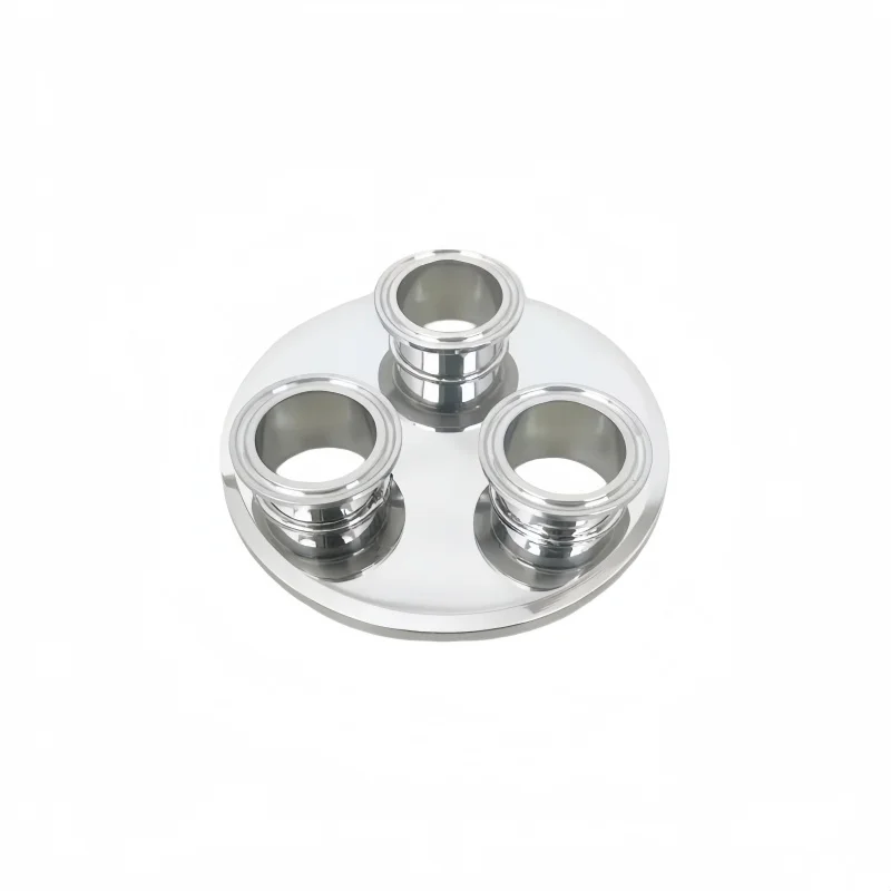 5" (127mm) OD145mm Tri-clamp Sanitary Flat Cover/ Cap With 1.5" Ferrule Clamp * 3 For For Extractive Distillation,SS304
5" (127mm) OD145mm Tri-clamp Sanitary Flat Cover/ Cap With 1.5" Ferrule Clamp * 3 For For Extractive Distillation,SS304
