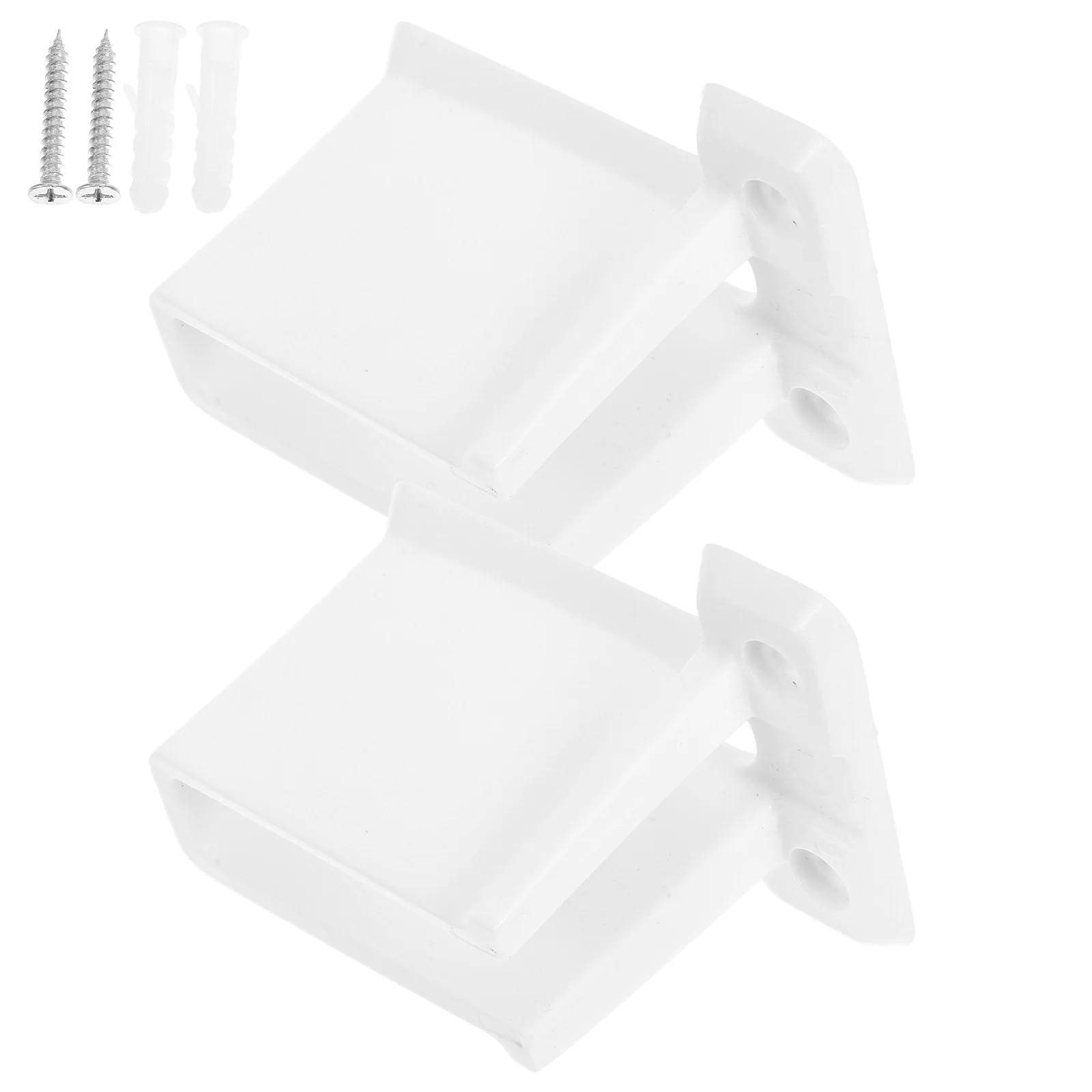 2Pcs Plastic Curtain Rod Holders Closet Rod Support Heavy Duty Wall Brackets Wire Shelf End Corner Brackets Closet Shelf Bracket
2Pcs Plastic Curtain Rod Holders Closet Rod Support Heavy Duty Wall Brackets Wire Shelf End Corner Brackets Closet Shelf Bracket