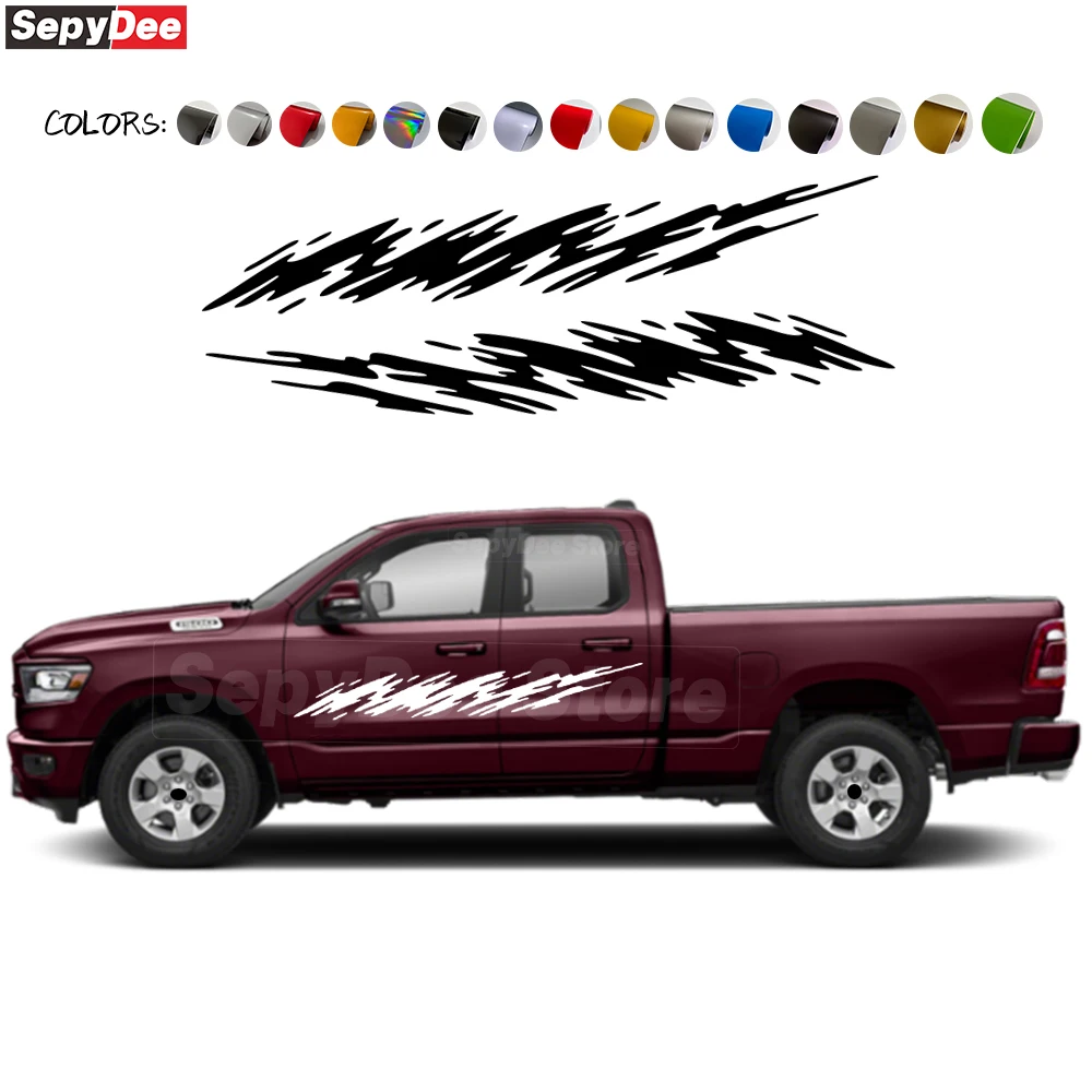 2Pcs Car Door Side Stripes Skirt Stickers for Dodge RAM Racing Sport Body Decor Vinyl Film Decal Car Accessories
2Pcs Car Door Side Stripes Skirt Stickers for Dodge RAM Racing Sport Body Decor Vinyl Film Decal Car Accessories