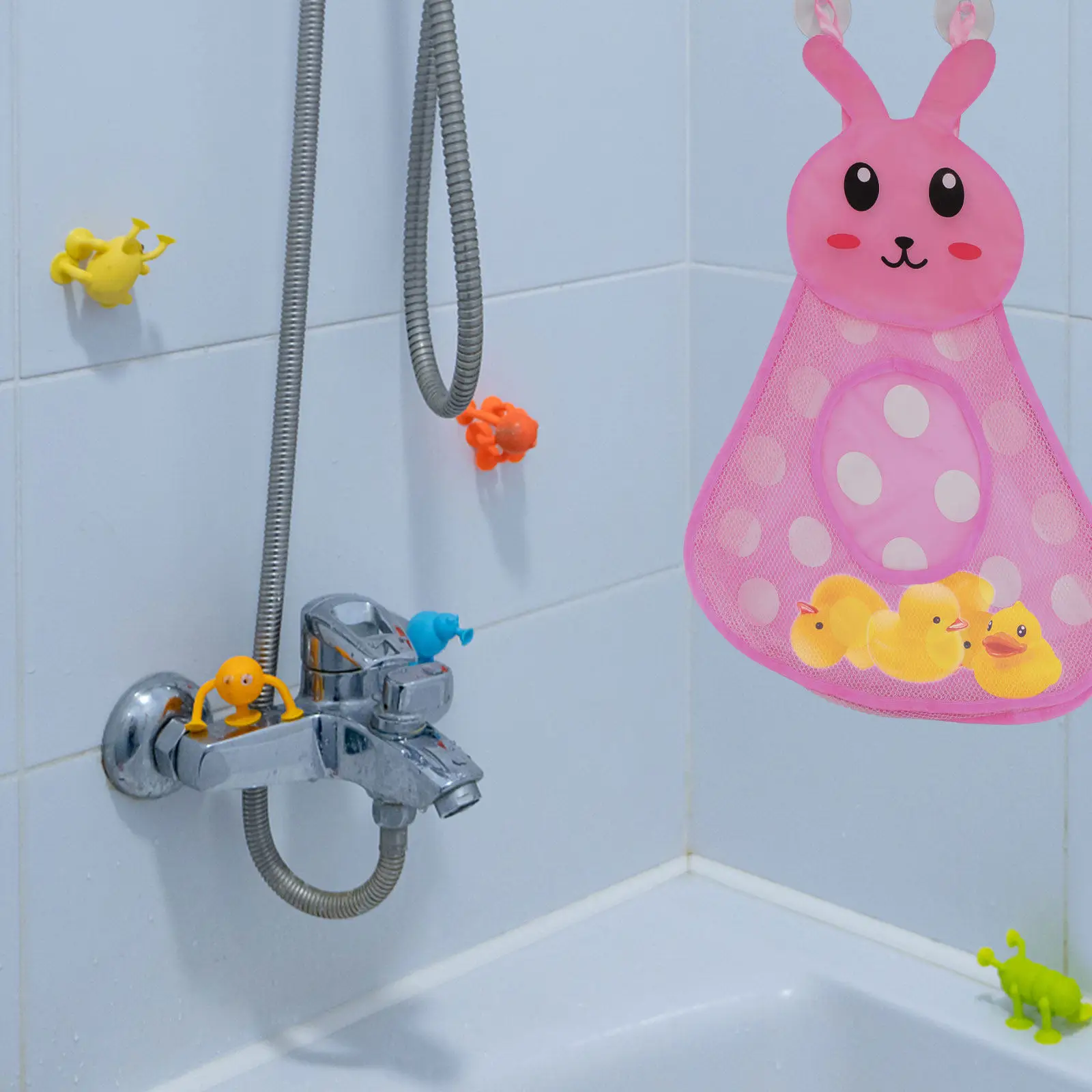 1Pcs Bath Storage Pouch Rabbit Shape Wall Mount Suction Design Space Saving Bright Color Ventilation Holes Daily
1Pcs Bath Storage Pouch Rabbit Shape Wall Mount Suction Design Space Saving Bright Color Ventilation Holes Daily