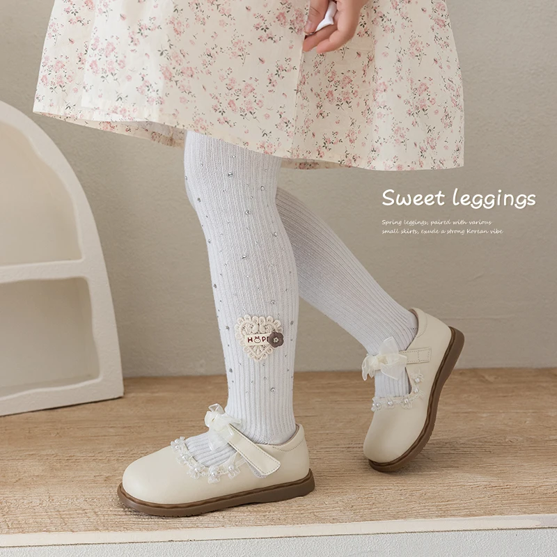 Sweet Girls Starry Heart Knitted Footed Tights adorable Pattern Soft Elastic Comfortable Daily Casual Wear Lovely Girls Bottoms
Sweet Girls Starry Heart Knitted Footed Tights adorable Pattern Soft Elastic Comfortable Daily Casual Wear Lovely Girls Bottoms