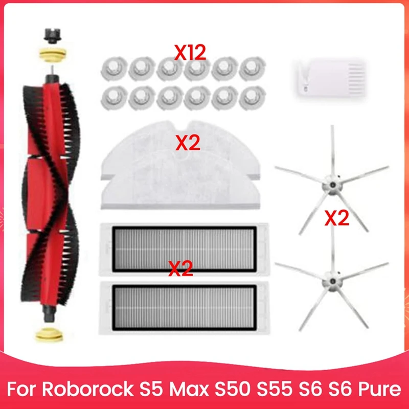 AC17-Replacement Parts For Xiaomi Roborock S5 Max S50 S55 S6 S6 Pure Vacuum Cleaner Accessories Kit
AC17-Replacement Parts For Xiaomi Roborock S5 Max S50 S55 S6 S6 Pure Vacuum Cleaner Accessories Kit