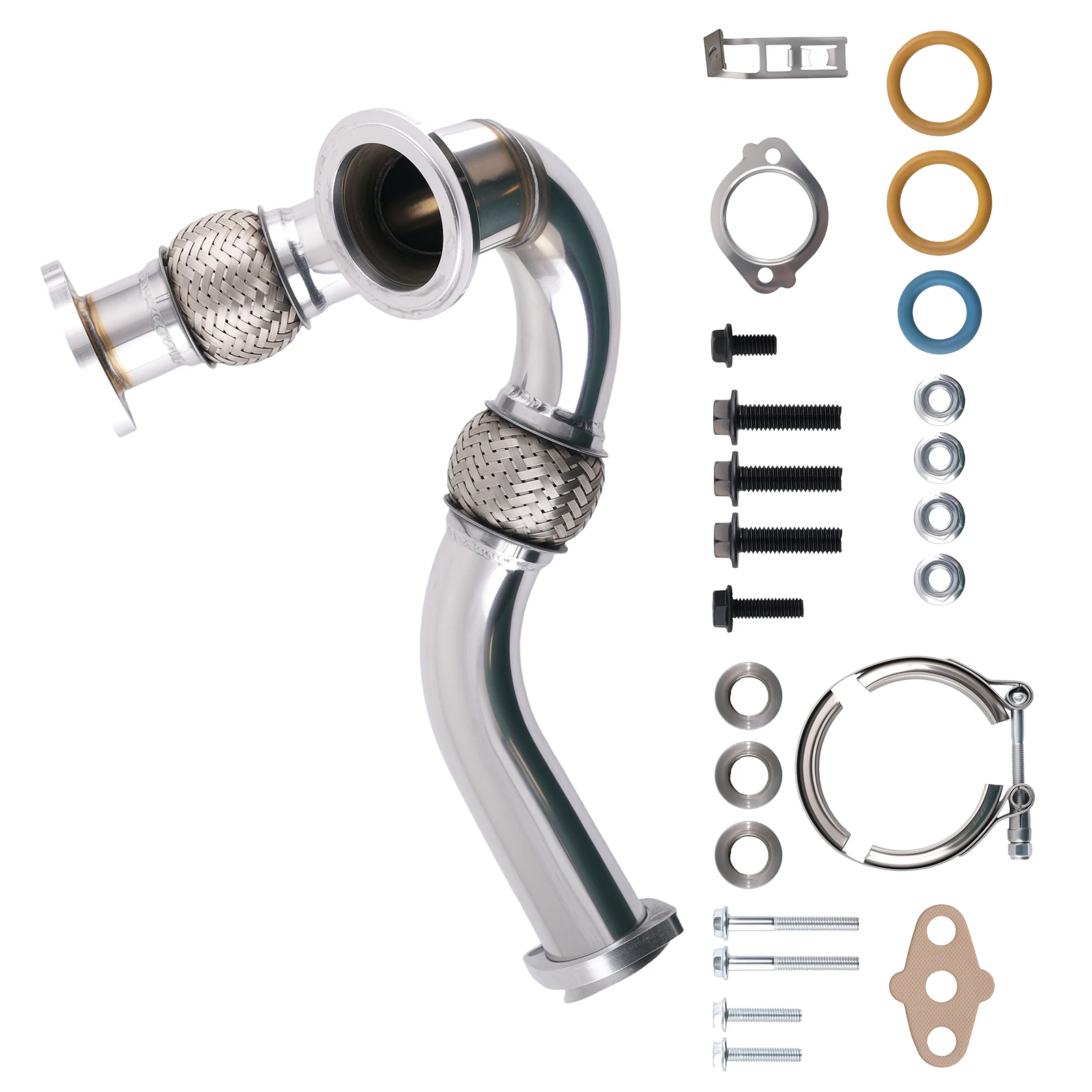 Y-Pipe Up Pipe Turbo Install Kit For Ford Powerstroke 6.0L 2003-2007 Polished
Y-Pipe Up Pipe Turbo Install Kit For Ford Powerstroke 6.0L 2003-2007 Polished