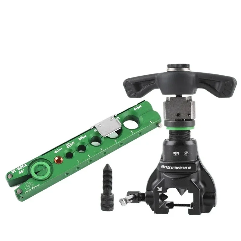 ST-806FT Copper Pipe Combination Expander Eccentric Expander Air Conditioning Metric and British Bell Mouth Tool
ST-806FT Copper Pipe Combination Expander Eccentric Expander Air Conditioning Metric and British Bell Mouth Tool