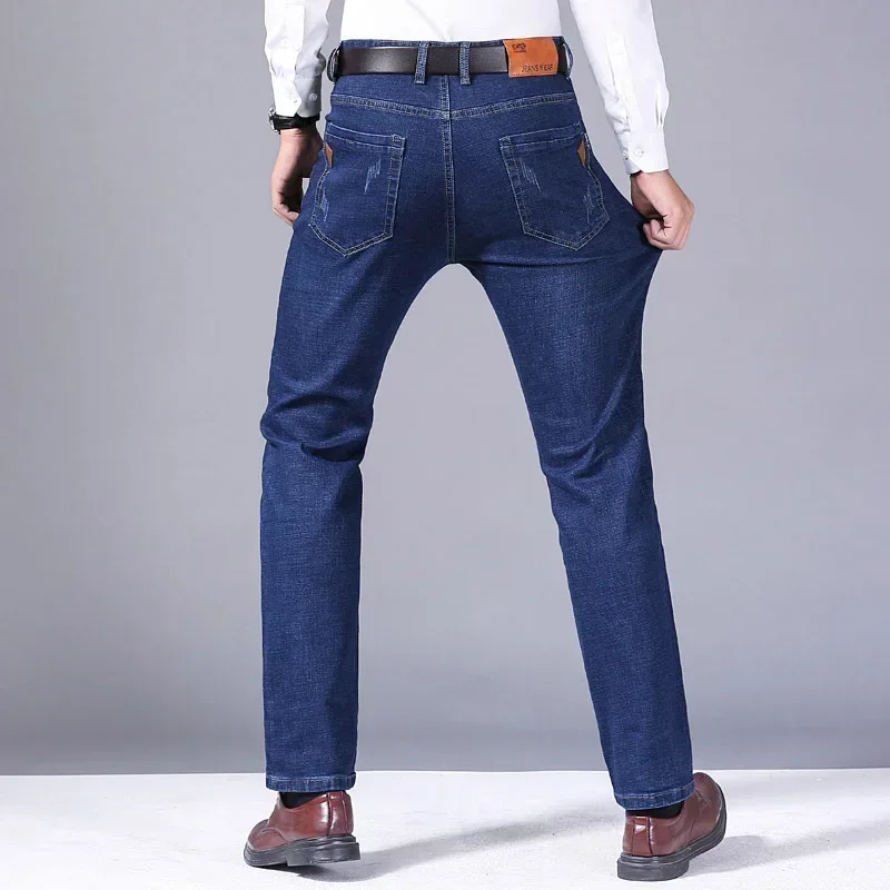 2025 Men Business Stretch Men's Jeans Men Korean Fashion Straightleg Versatile Denim Long Loose Pants Trendy Business Trousers
2025 Men Business Stretch Men's Jeans Men Korean Fashion Straightleg Versatile Denim Long Loose Pants Trendy Business Trousers