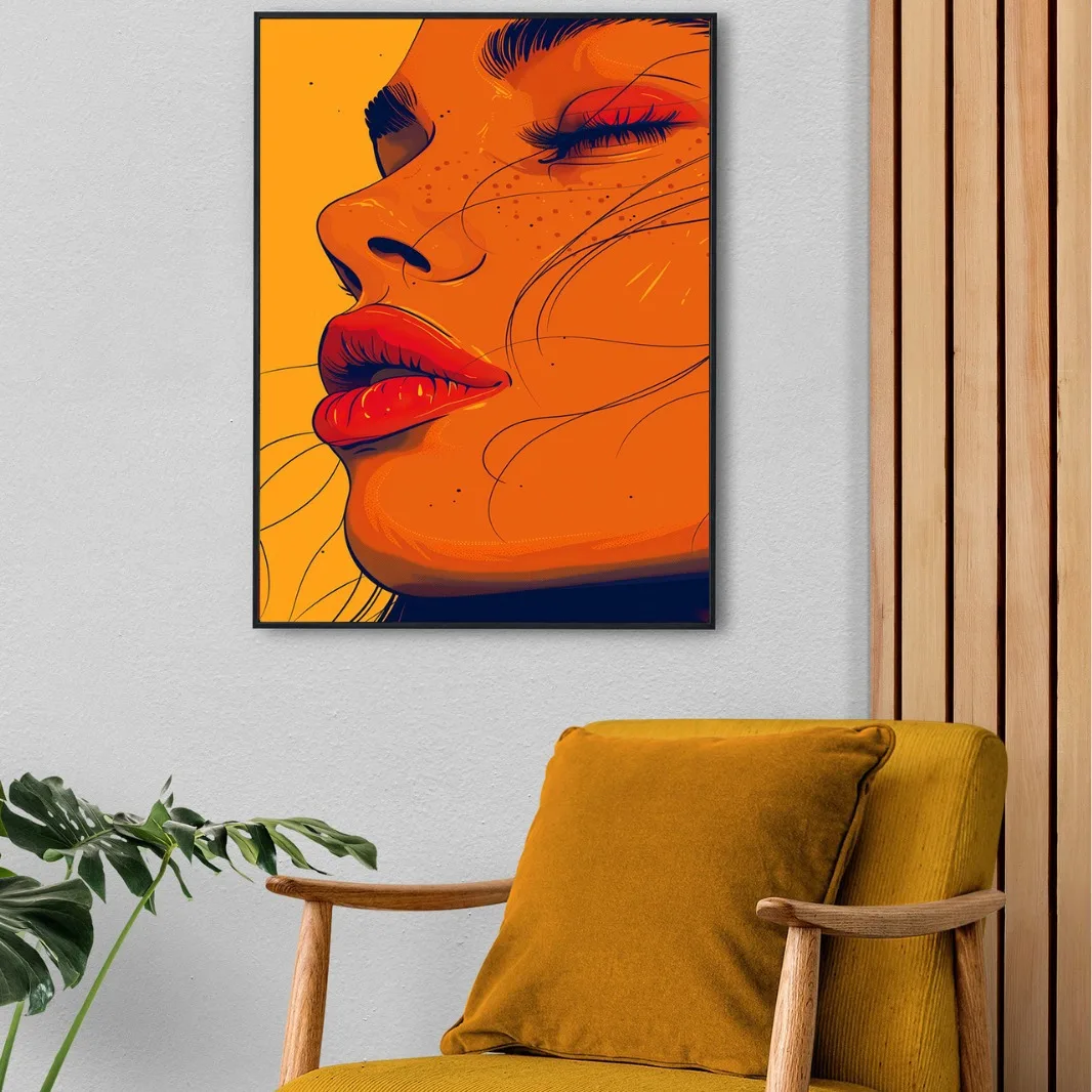 Abstract art figures close-up European and American style canvas painting decoration living room bedroom
Abstract art figures close-up European and American style canvas painting decoration living room bedroom
