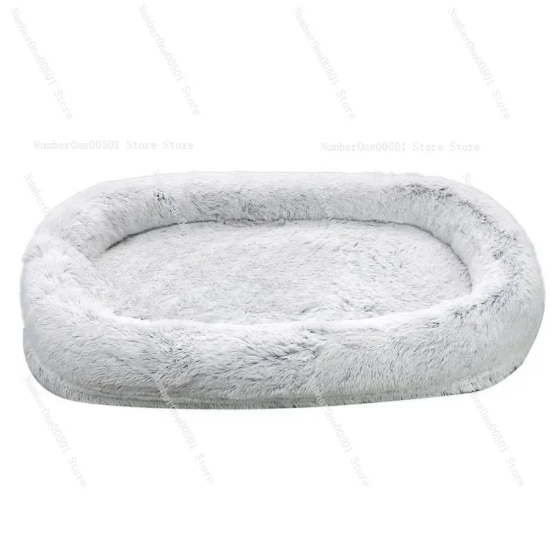 Human kennel plush round pet nest dog bed winter warm sponge dog mattress pet supplies pet mattress
Human kennel plush round pet nest dog bed winter warm sponge dog mattress pet supplies pet mattress