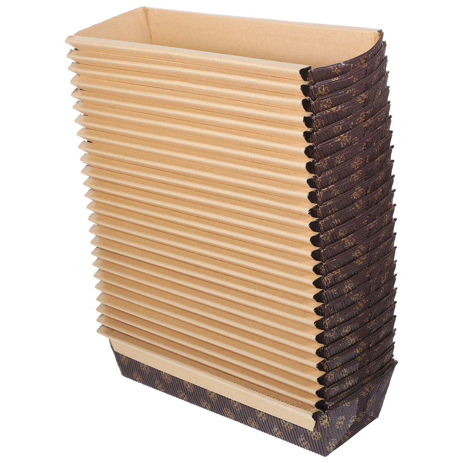 25 Pcs Bread Tray Cakes Pan Paper Baking Pans Corrugated Small Loaf for Unique Mold Snack
25 Pcs Bread Tray Cakes Pan Paper Baking Pans Corrugated Small Loaf for Unique Mold Snack