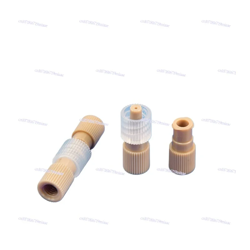 Fluid PEEK luer connector 10-32unf butt luer connector 1/4-28 thread peek connector
Fluid PEEK luer connector 10-32unf butt luer connector 1/4-28 thread peek connector