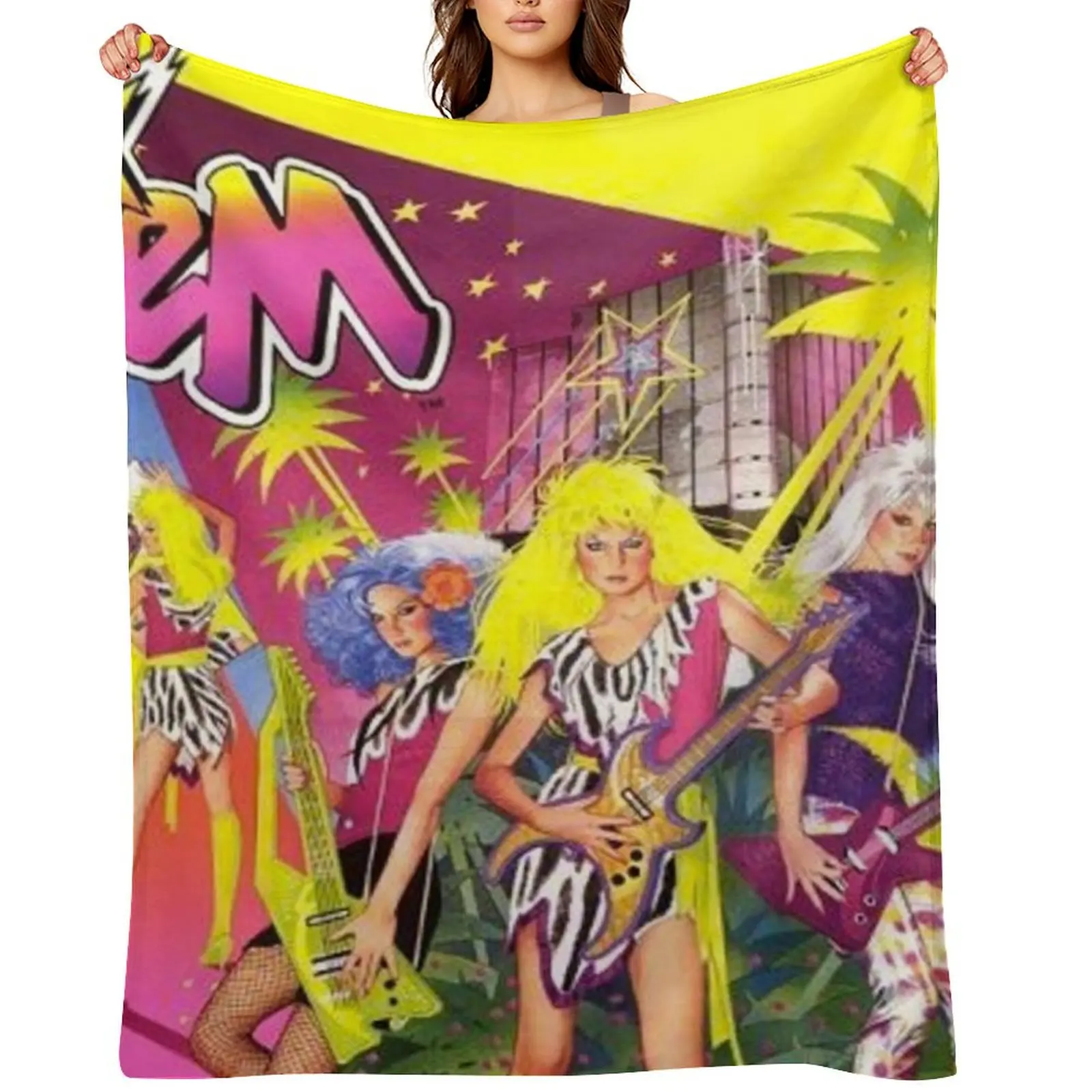 Jem and the holograms Throw Blanket halloween Travel Thin Thermals For Travel Blankets
Jem and the holograms Throw Blanket halloween Travel Thin Thermals For Travel Blankets