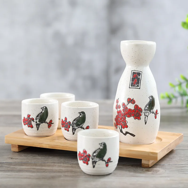 Japanese Sake Wine Warmer 1 Pot 4 Cups Ceramic Wineware Cherry Blossom Pattern Sake Pot Yellow Wine Cup Sake Pot Friend Gift
Japanese Sake Wine Warmer 1 Pot 4 Cups Ceramic Wineware Cherry Blossom Pattern Sake Pot Yellow Wine Cup Sake Pot Friend Gift