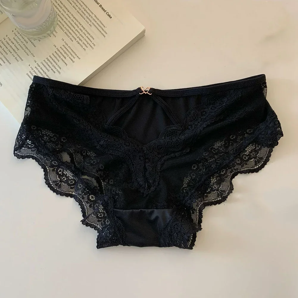 Women's Sexy Satin Lace Lingerie Panties Hollow Breathable Briefs Comfortable Underwear Quick Dry Trunks Ultra-Thin Knickers
Women's Sexy Satin Lace Lingerie Panties Hollow Breathable Briefs Comfortable Underwear Quick Dry Trunks Ultra-Thin Knickers