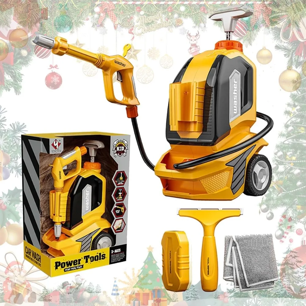 Plastic Kids Power Washer Toy With Sponge&rag Develops Hand-Eye Coordination Kids Clean Car Wash Toy With Hnadheld Sprayer
Plastic Kids Power Washer Toy With Sponge&rag Develops Hand-Eye Coordination Kids Clean Car Wash Toy With Hnadheld Sprayer