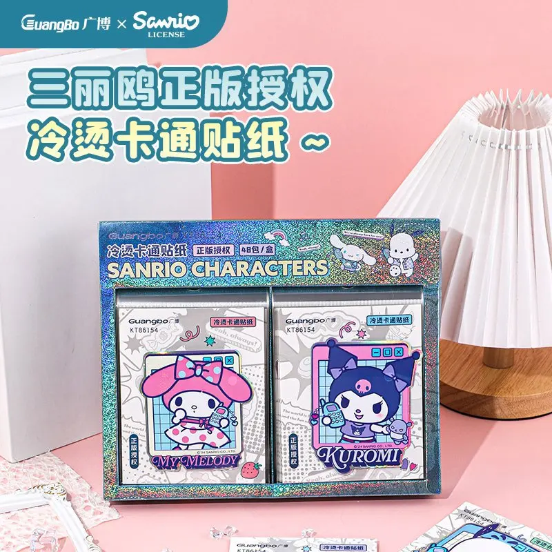48pcs Genuine Sanrio Kuromi Cinnamoroll Pochacco Cartoon Stickers Packs For Children Sanrio Waterproof Stickers Decor Toys Gifts
48pcs Genuine Sanrio Kuromi Cinnamoroll Pochacco Cartoon Stickers Packs For Children Sanrio Waterproof Stickers Decor Toys Gifts