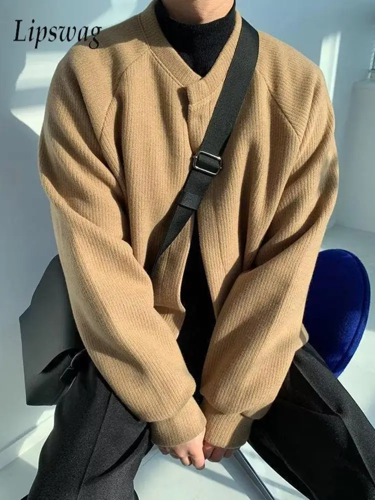 Trendy Men's Solid Color Sweatercoats Autumn Winter Casual Slim Zip-up Cardigan Men Vintage Long Sleeve O Neck Knit Jacket Coat
Trendy Men's Solid Color Sweatercoats Autumn Winter Casual Slim Zip-up Cardigan Men Vintage Long Sleeve O Neck Knit Jacket Coat