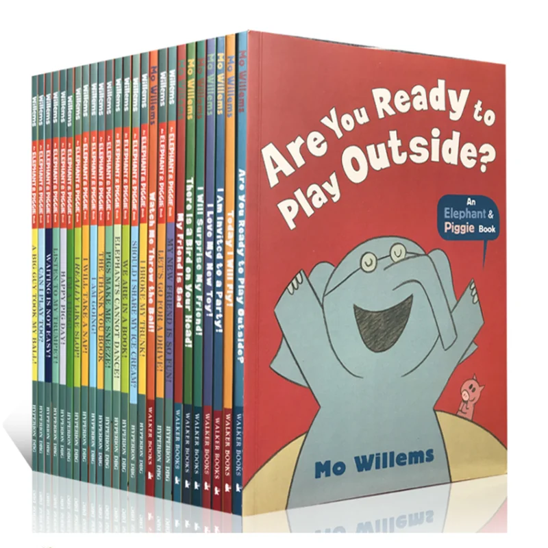25 Books/Set Kawaii An Elephant and Piggies Book Interesting Story Children's Picture English Books Kids Learning Toys Libros
25 Books/Set Kawaii An Elephant and Piggies Book Interesting Story Children's Picture English Books Kids Learning Toys Libros
