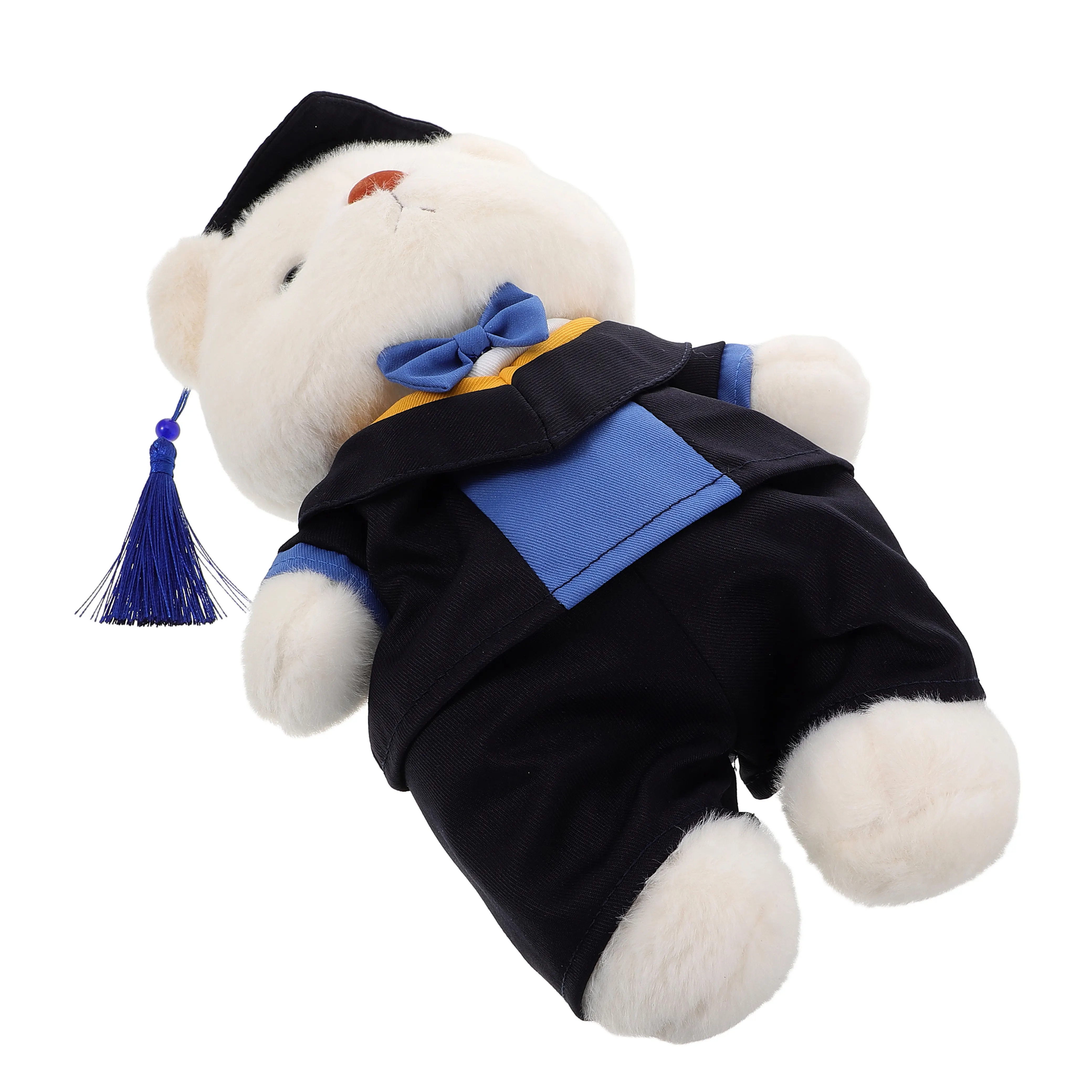 Graduation Season Bear Cute Stuffed Animal Dressed in Gown Cap Soft Gift for Graduate Celebration Party Decoration
Graduation Season Bear Cute Stuffed Animal Dressed in Gown Cap Soft Gift for Graduate Celebration Party Decoration