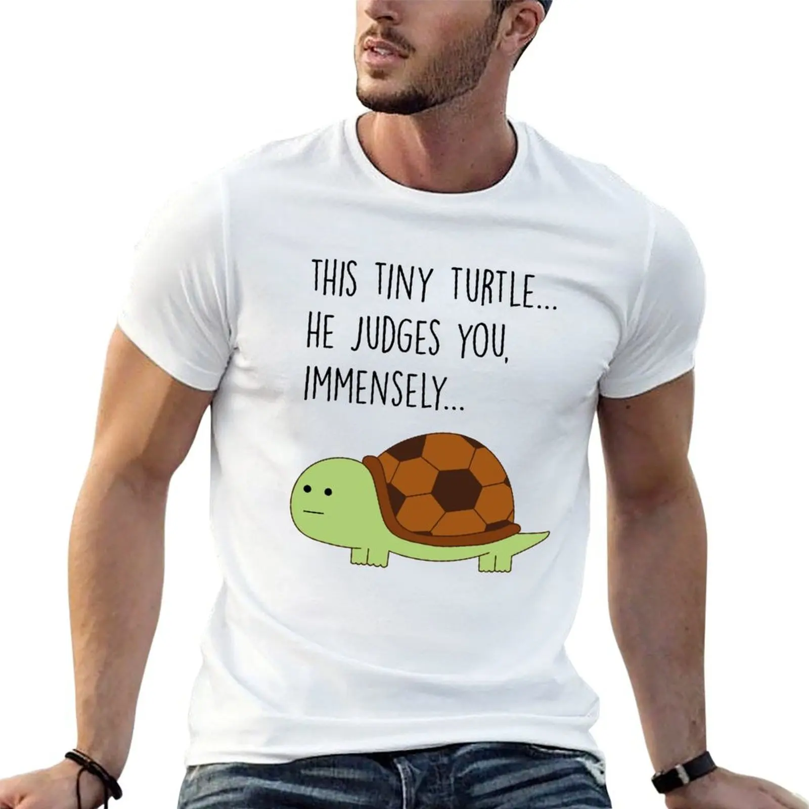 Tiny Turtle Judges You T-Shirt cotton tshirt 100% man t shirt cotton T-Shirt
Tiny Turtle Judges You T-Shirt cotton tshirt 100% man t shirt cotton T-Shirt